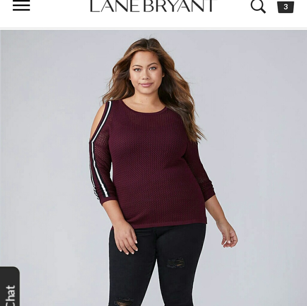 Plus size 18/20 sheer mesh sweater
